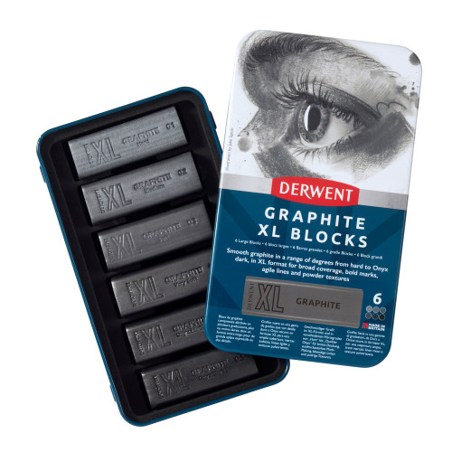Derwent Graphite XL Block Set 6'li Teneke