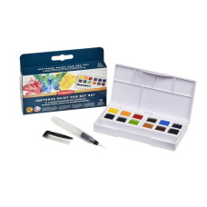 Derwent Inktense Paint Pan Travel Set Palet #1 12'li