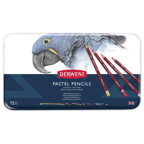 Derwent Pastel Kalem 72'li Metal Kutu