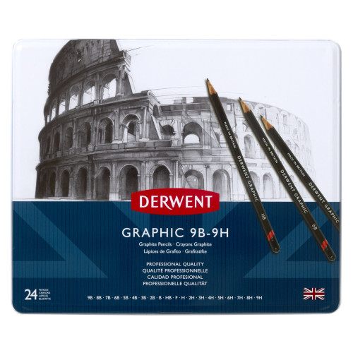 Derwent Graphic 24 Kalem Seti