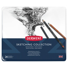 Derwent Sketching Collection 24 Kalem Seti