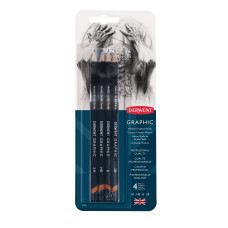 Derwent Graphic Medium 4'lü Blister