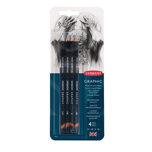 Derwent Graphic Medium 4'lü Blister