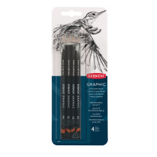 Derwent Graphic Set Yumuşak 4'lü Blister