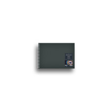 Fabriano Black Drawing Book A4 190 gr Siyah Sert Kapak Yan Spiralli 40 Yaprak (Grana Fina)