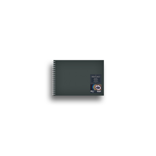 Fabriano Black Drawing Book A4 190 gr Siyah Sert Kapak Yan Spiralli 40 Yaprak (Grana Fina)