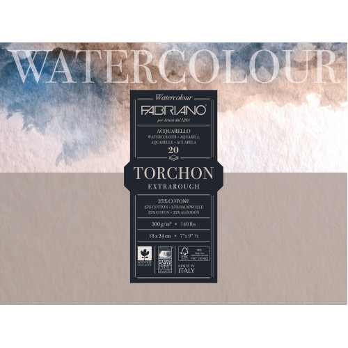 Fabriano Watercolour Torchon 18 x 24 cm 300 gr Blok (20 Yaprak)