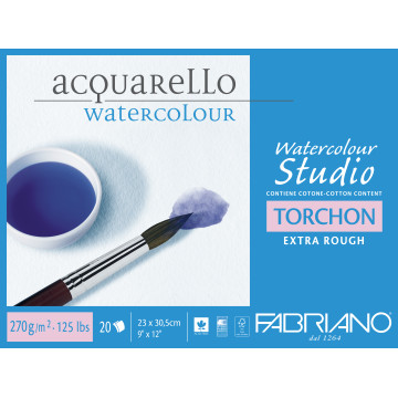 Fabriano Watercolour Torchon 23 x 30,5 cm 300 gr Blok (20 Yaprak)