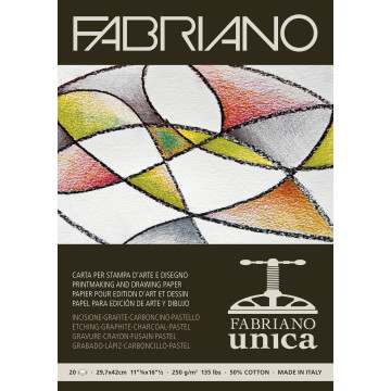 Fabriano Unica A3 250 gr Beyaz Blok 20 Yaprak