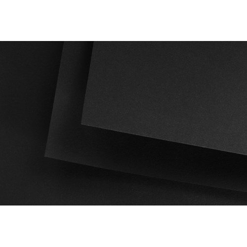 Fabriano Black Black 50 x 70 cm 300 gr Düz Siyah Kağıt (Liscio)