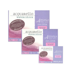 Fabriano Artistico Extra White 26 x 36 cm 300 gr İnce Grenli (Grana Satinata) HP Blok