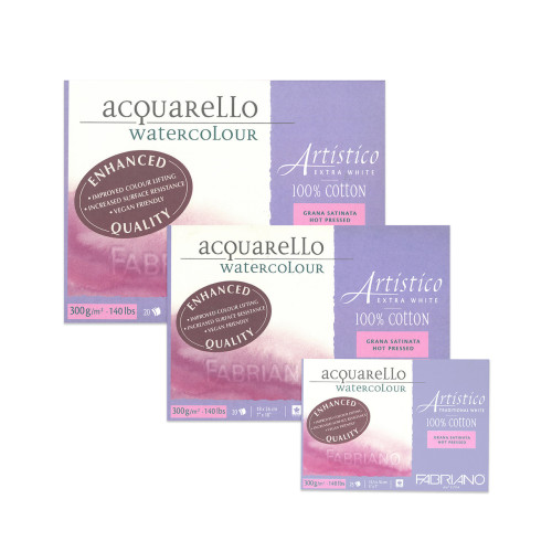 Fabriano Artistico Extra White 26 x 36 cm 300 gr Kaba Grenli (Grana Grossa) Rough Blok