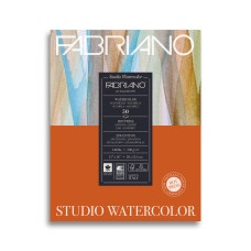 Fabriano Studio Watercolour 28 x 35,6 cm 300 gr İnce Grenli (Grana Satinata) HP Blok 50 Yaprak