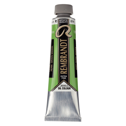 Royal Talens Rembrandt Yağlı Boya 40 ml Permanent Green Medium 614