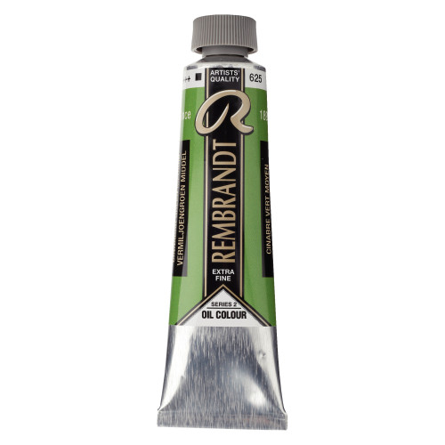 Royal Talens Rembrandt Yağlı Boya 40 ml Cinnabar Green Medium 625
