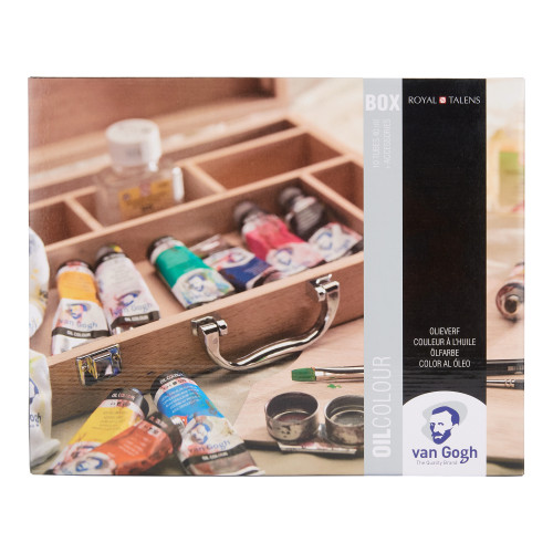 Royal Talens Van Gogh Yağlı Boya Seti Ahşap Kutu Basic 10 x 40 ml