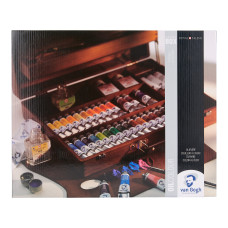 Royal Talens Van Gogh Yağlı Boya Seti Ahşap Kutu 32 x 20 ml + 2 x 60 ml