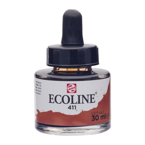 Royal Talens Ecoline 30 ml Sulu Boya Burnt Sienna 411