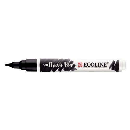 Royal Talens Ecoline Fırça Uçlu Kalem Siyah 700