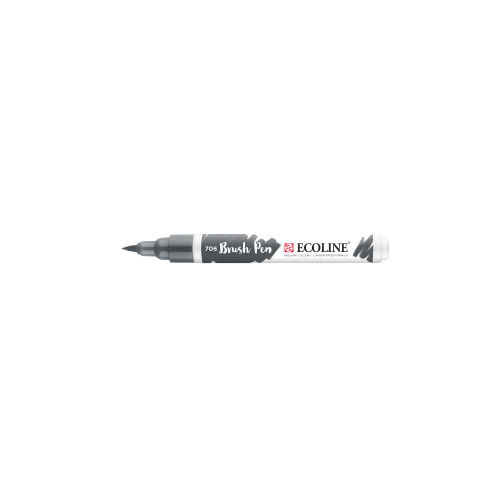 Royal Talens Ecoline Fırça Uçlu Kalem Deep Grey 706