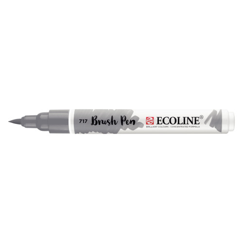 Royal Talens Ecoline Fırça Uçlu Kalem Cold Grey 717