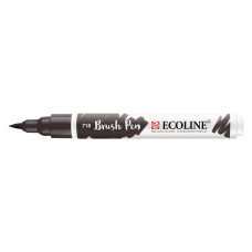 Royal Talens Ecoline Fırça Uçlu Kalem Warm Grey 718