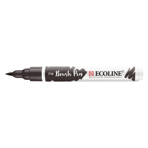 Royal Talens Ecoline Fırça Uçlu Kalem Warm Grey 718