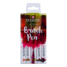 Royal Talens Ecoline Fırça Uçlu Kalem Seti Autumn 5 Renk