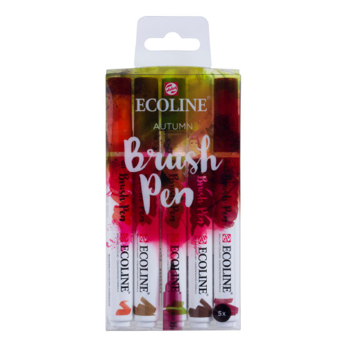 Royal Talens Ecoline Fırça Uçlu Kalem Seti Autumn 5 Renk