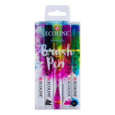 Royal Talens Ecoline Fırça Uçlu Kalem Seti Primary 5 Renk