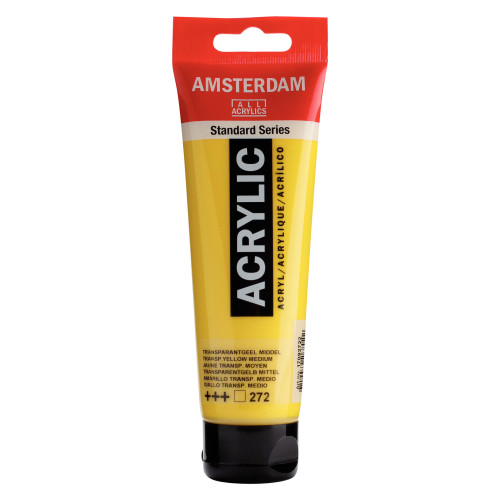 Royal Talens Amsterdam Standard Series 120 ml Akrilik Tüp Transparent Yellow Medium 272