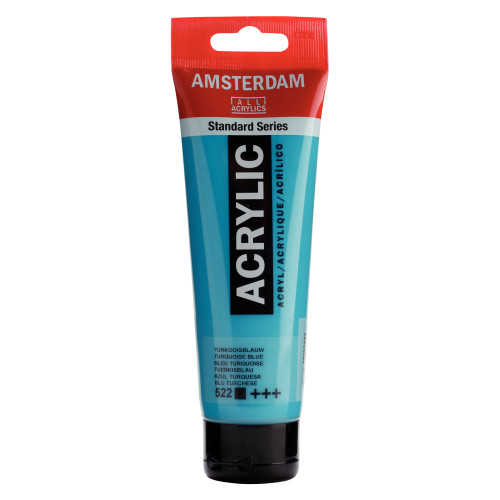 Royal Talens Amsterdam Standard Series 120 ml Akrilik Turquoise Blue 522