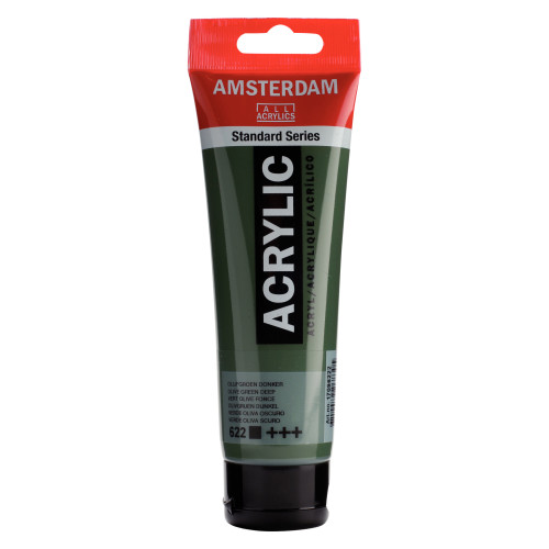 Royal Talens Amsterdam Standard Series 120 ml Akrilik Tüp Olive Green Deep 622