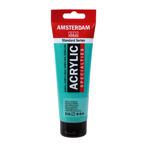 Royal Talens Amsterdam Standard Series 120 ml Akrilik Metallic Green 836