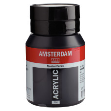 Royal Talens Amsterdam Standard Series 500 ml Akrilik Jar Lamp Black 702