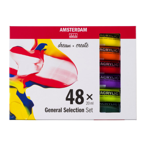 Royal Talens AAC Set Standart Seri 48 Renk Akrilik Boya (20 ml)