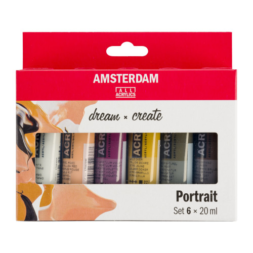 Royal Talens AAC Set Akrilik Boya Portre Seti 6 x 20 ml