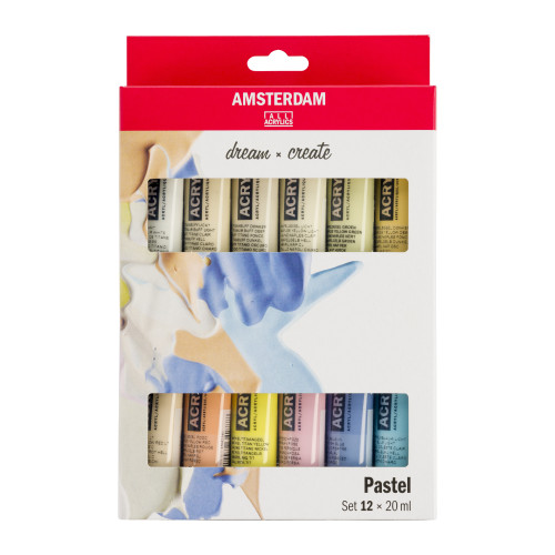 Royal Talens AAC Set Amsterdam Standart Serisi 12 x 20 ml Akrilik Pastel Seti