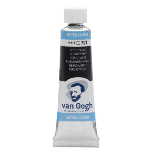 Royal Talens Van Gogh Sulu Boya Tüp 10 ml Ivory Black 701