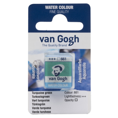 Royal Talens Van Gogh Suluboya Tablet Turquoise Green 661