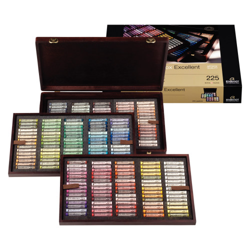 Royal Talens Rembrandt Soft Pastel Set 225 Pastel Ahşap Kutu