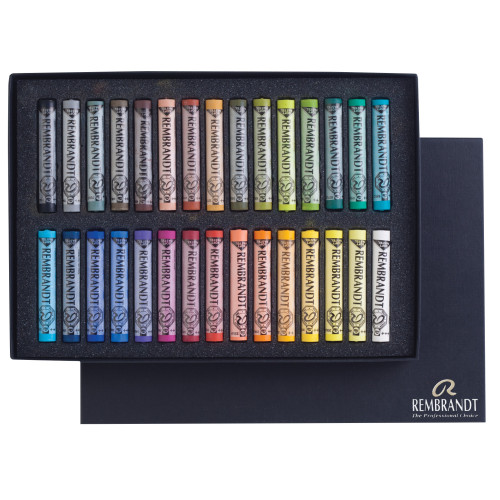 Royal Talens Rembrandt Soft Pastel Set Genel Seçim 30 Pastel