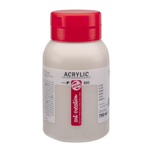 Royal Talens Art Creation Akrilik Boya 750 ml Silver 800