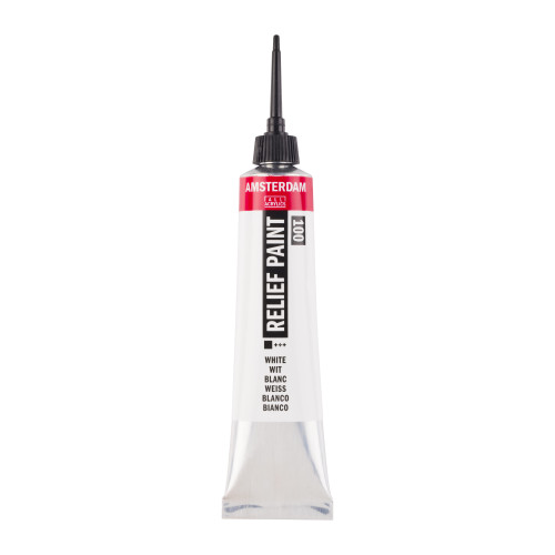 Royal Talens Amsterdam Rölyef Boyası 20 ml Beyaz 100