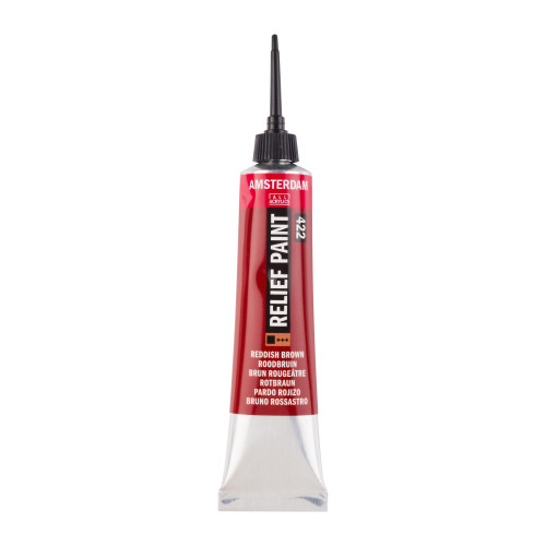 Royal Talens Amsterdam Rölyef Boyası 20 ml Reddish Brown 422