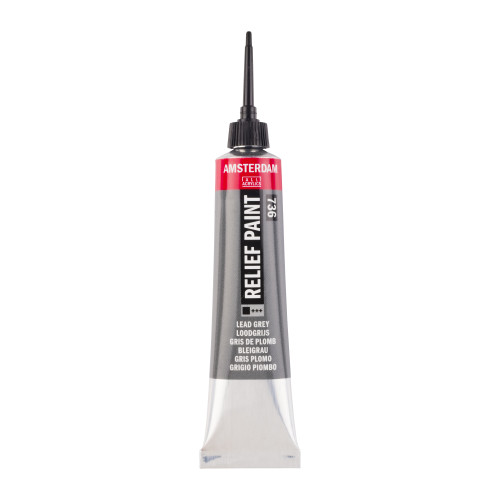 Royal Talens Amsterdam Rölyef Boyası 20 ml Lead Grey 736