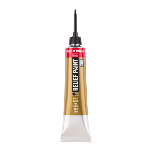 Royal Talens Amsterdam Rölyef Boyası 20 ml Gold 801