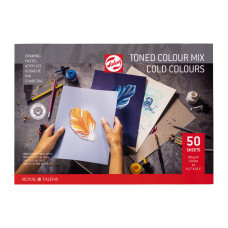 Royal Talens Toned Paper Pad Soğuk Renk Karışımı A3 180 g 50 Yaprak