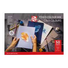 Royal Talens Toned Paper Defteri A4 Cold Colour Mix 180 g 50 Yaprak
