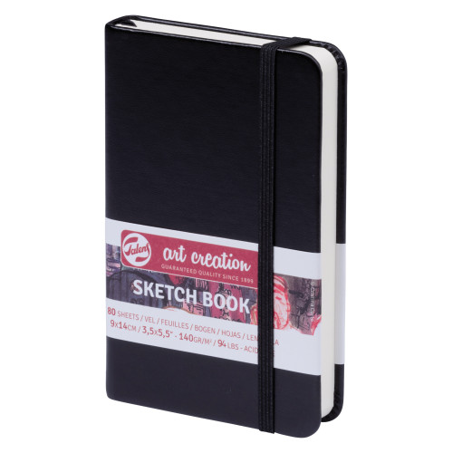 Royal Talens Art Creation Defter Siyah 9 x 14 cm, 140 g, 80 Yaprak